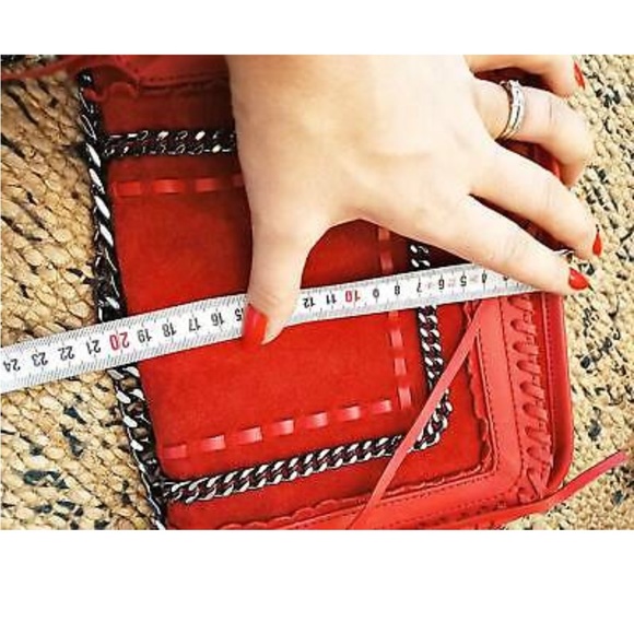 Zara sided leather fringe shoulder bag - Picture 5 of 7